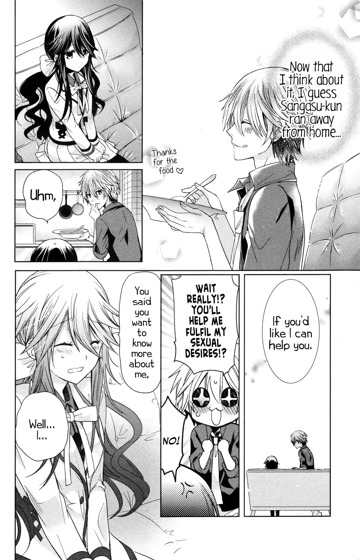 Watanuki-san ni wa Boku ga Tarinai Chapter 9 page 22 - Chapter 9: Danger☆After School