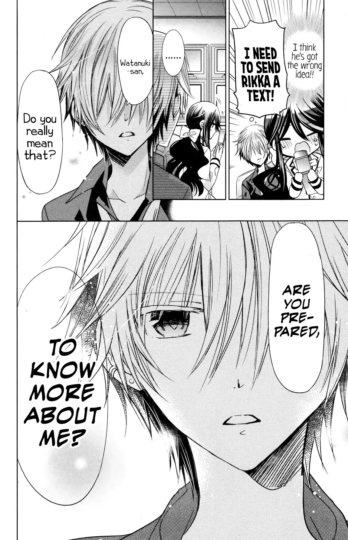 Watanuki-san ni wa Boku ga Tarinai Chapter 9 page 24 - Chapter 9: Danger☆After School
