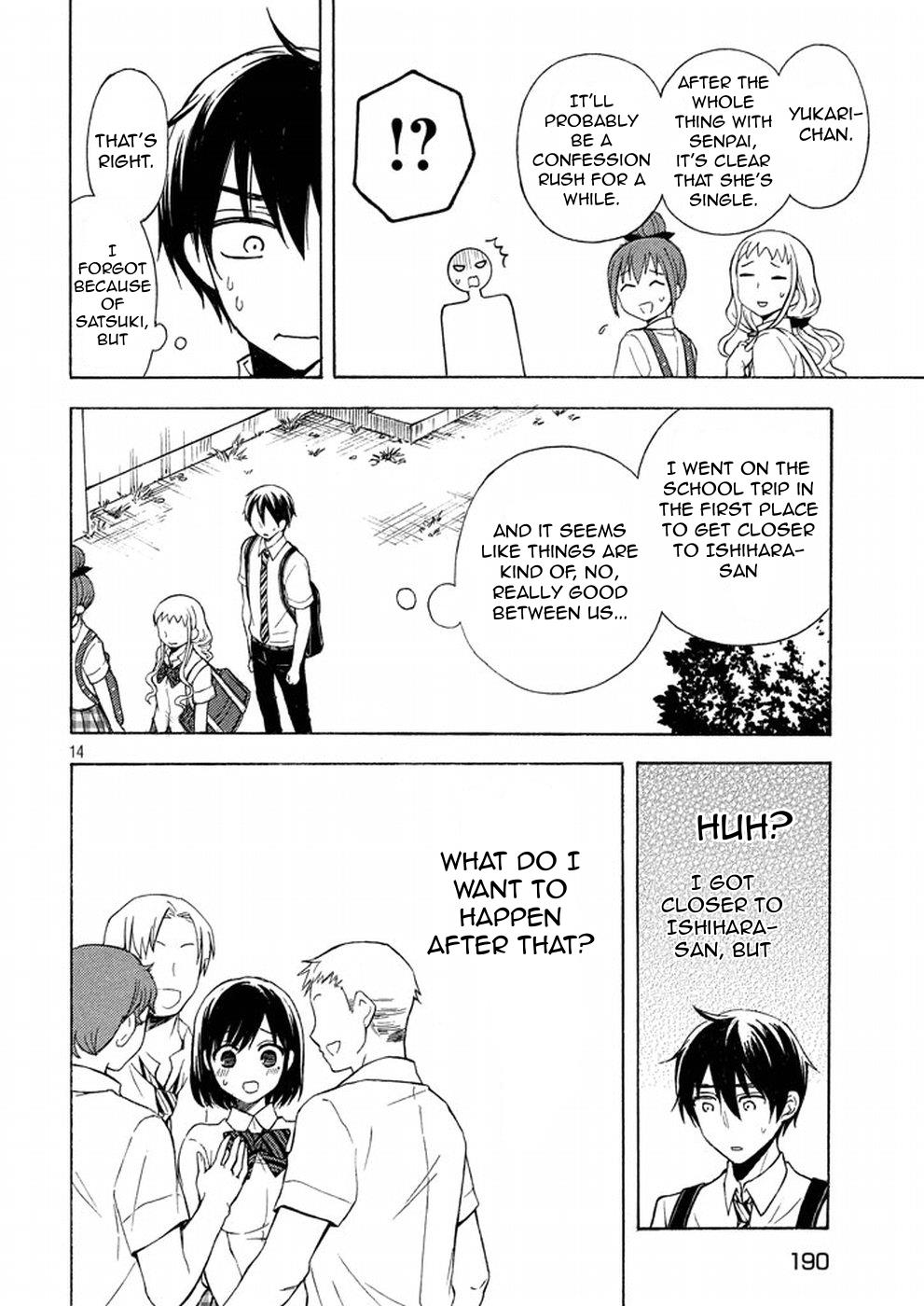 Watari-kun no xx ga Houkai Sunzen Chapter 19 page 14 - Chapter 19: To Say