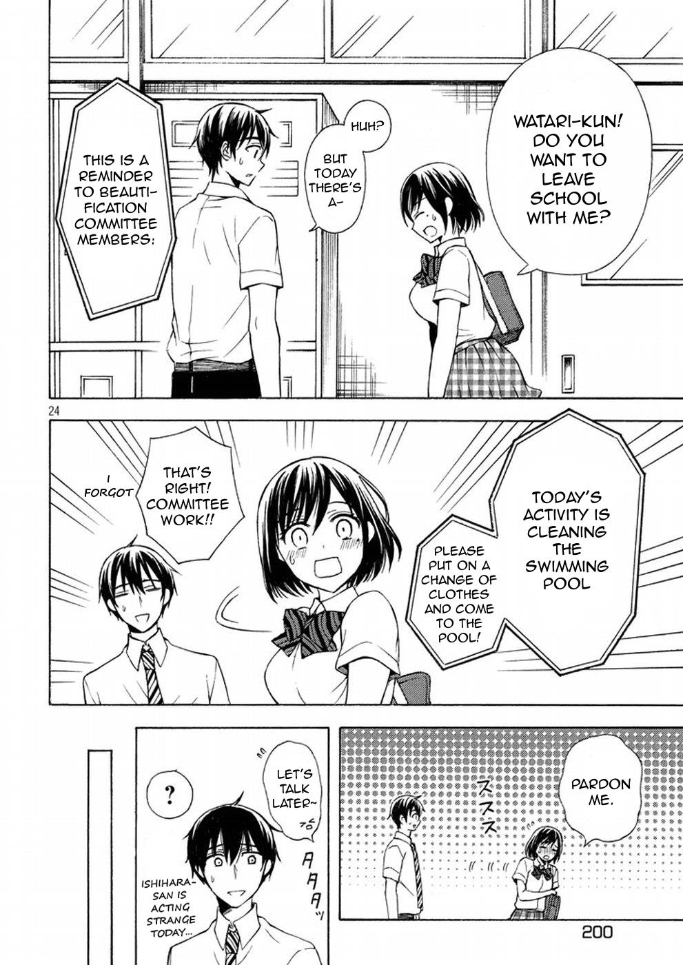 Watari-kun no xx ga Houkai Sunzen Chapter 19 page 24 - Chapter 19: To Say
