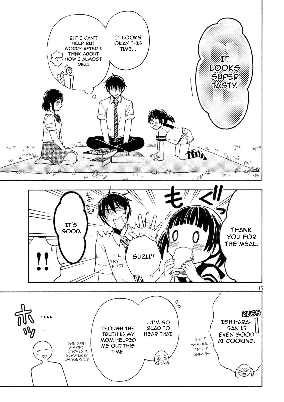 Watari-kun no xx ga Houkai Sunzen Chapter 23 page 15 - Chapter 23: After School, Before Summer Vacation