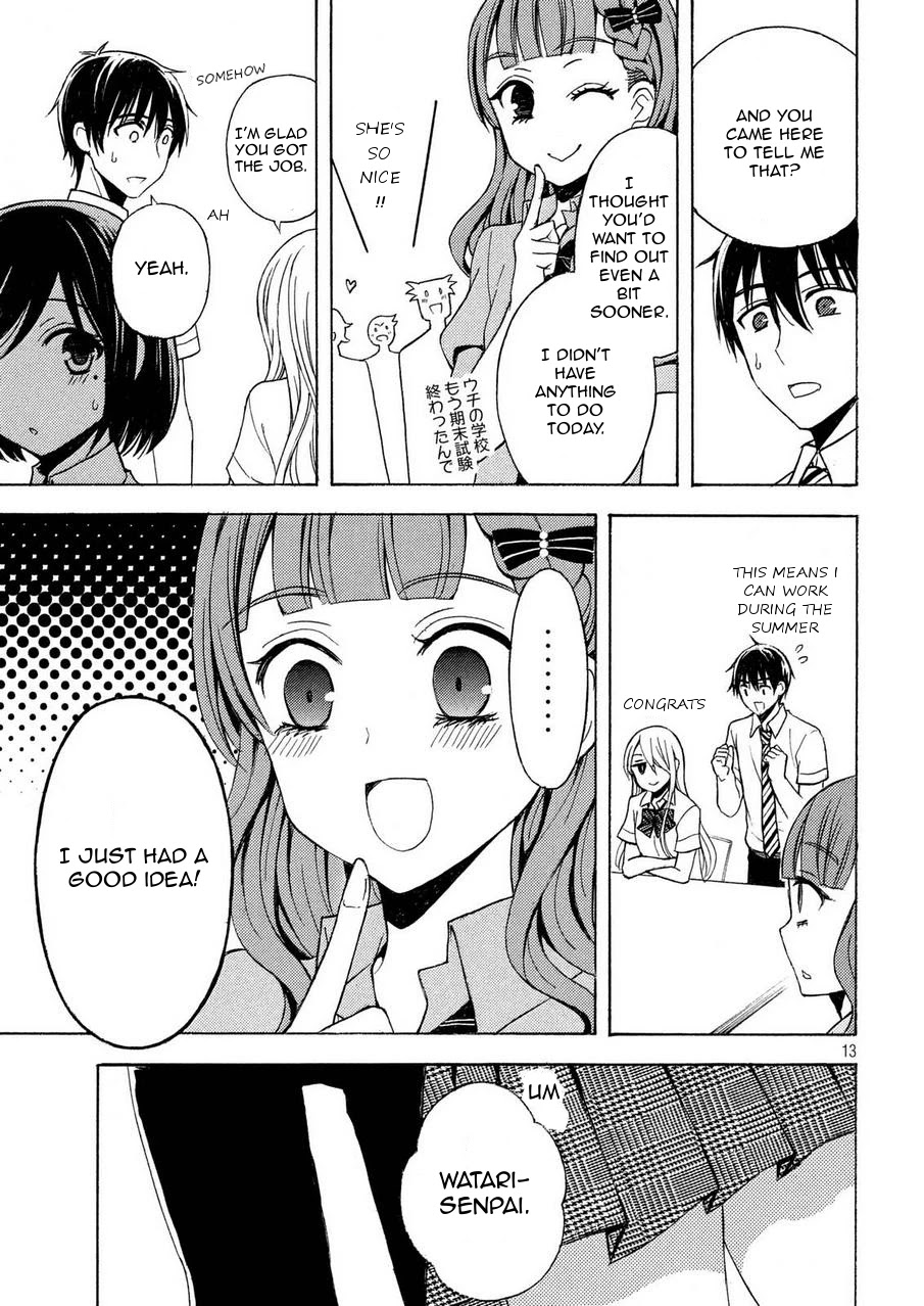 Watari-kun no xx ga Houkai Sunzen Chapter 24 page 12 - Chapter 24: Cute Junior