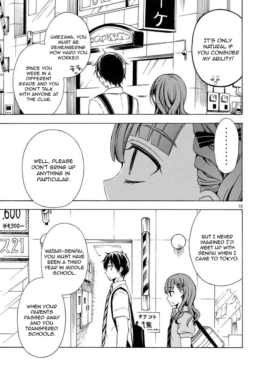 Watari-kun no xx ga Houkai Sunzen Chapter 24 page 18 - Chapter 24: Cute Junior