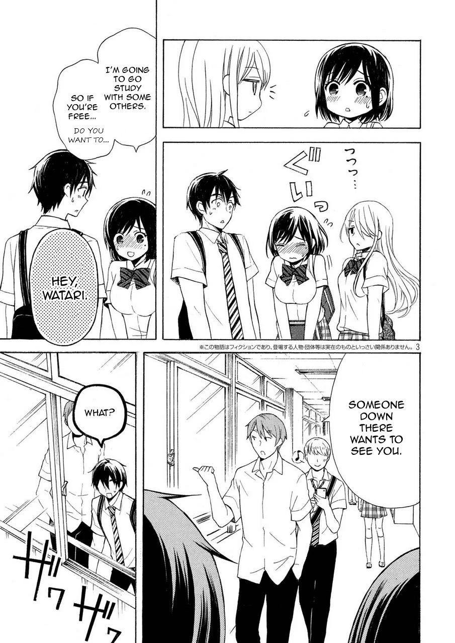 Watari-kun no xx ga Houkai Sunzen Chapter 24 page 3 - Chapter 24: Cute Junior