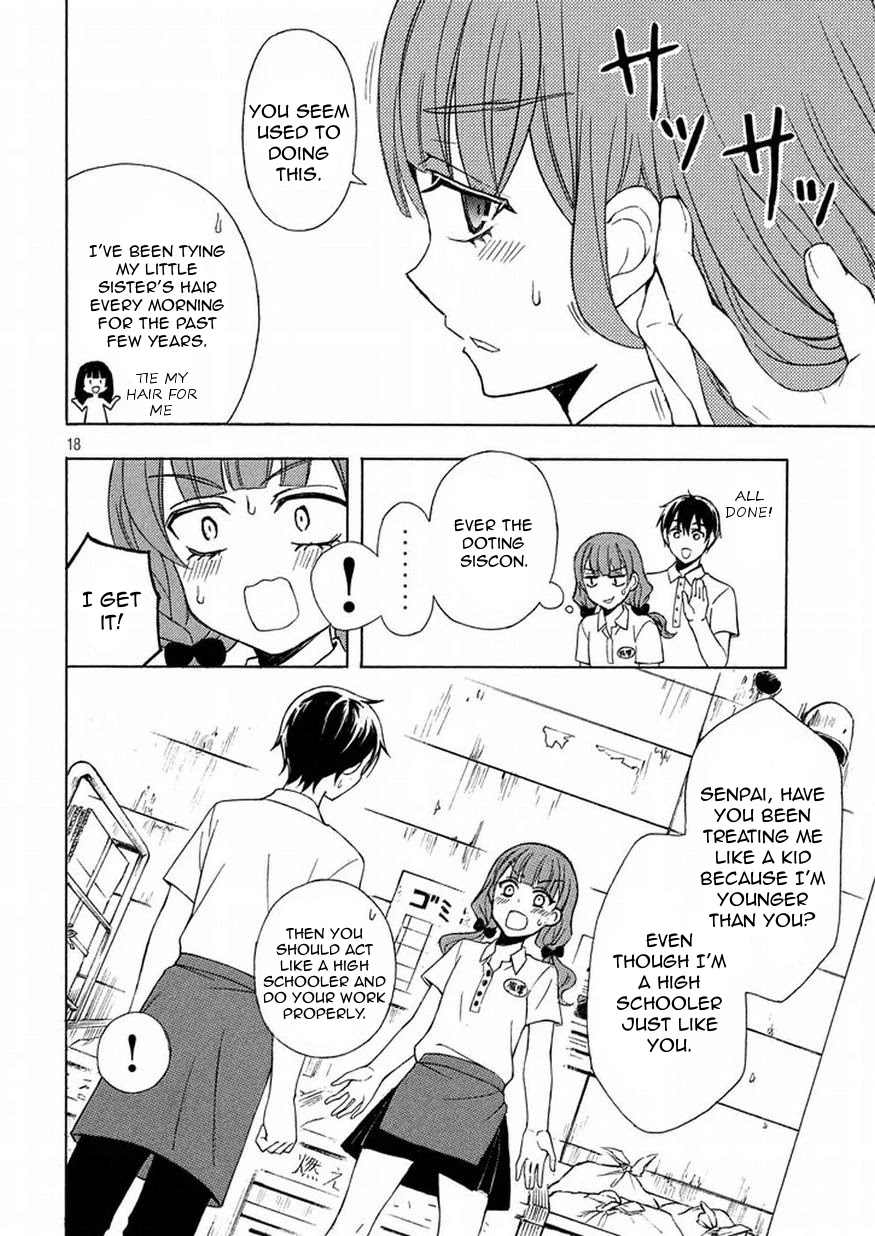 Watari-kun no xx ga Houkai Sunzen Chapter 25 page 17 - Chapter 25: My Pace