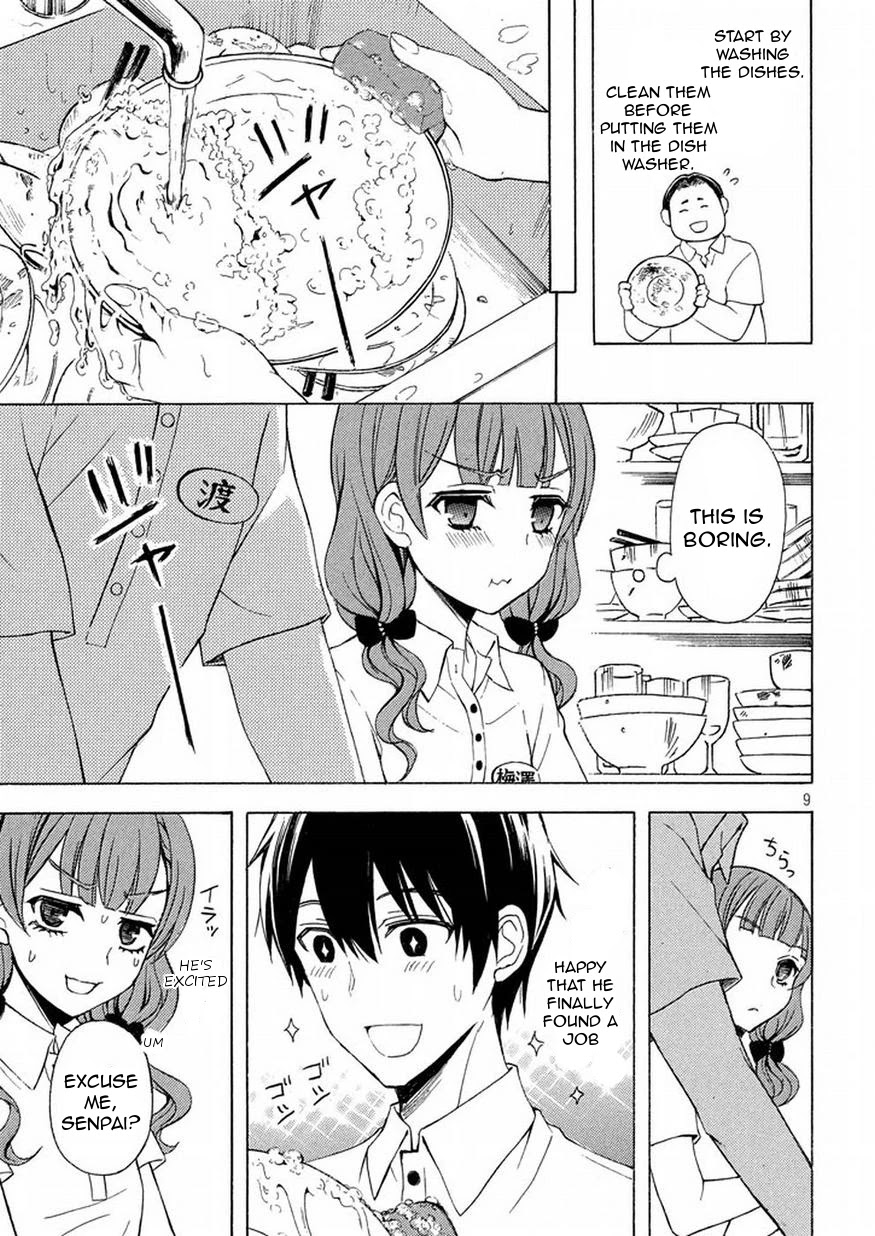 Watari-kun no xx ga Houkai Sunzen Chapter 25 page 9 - Chapter 25: My Pace