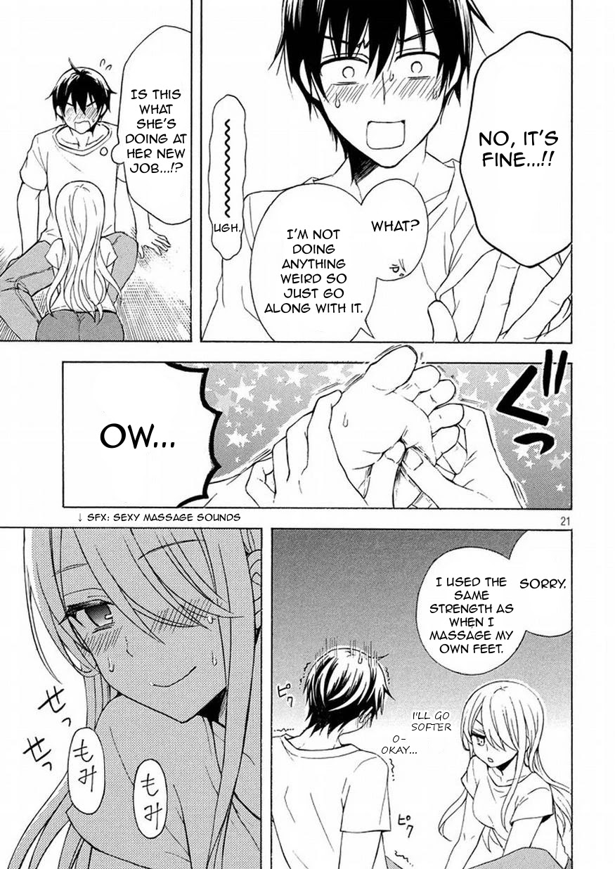 Watari-kun no xx ga Houkai Sunzen Chapter 26 page 21 - Chapter 26: Border