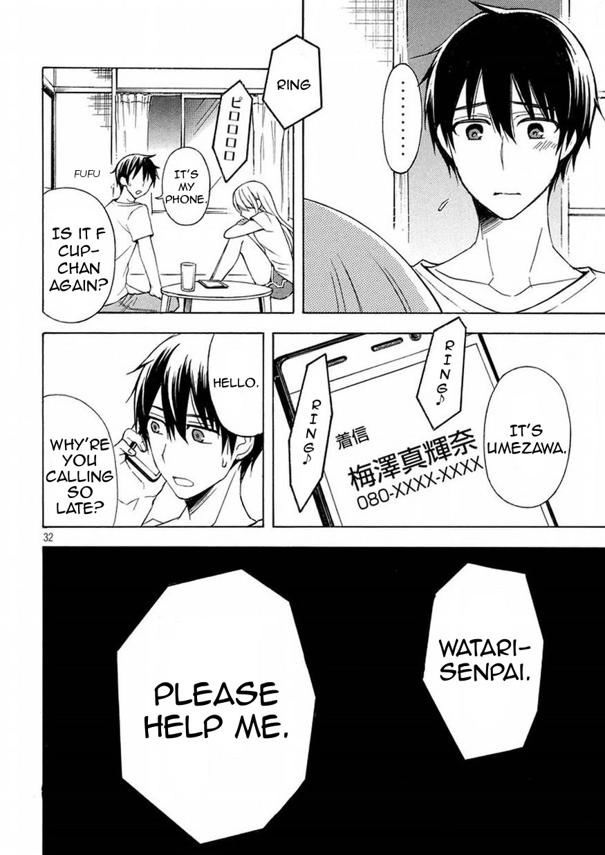 Watari-kun no xx ga Houkai Sunzen Chapter 26 page 31 - Chapter 26: Border