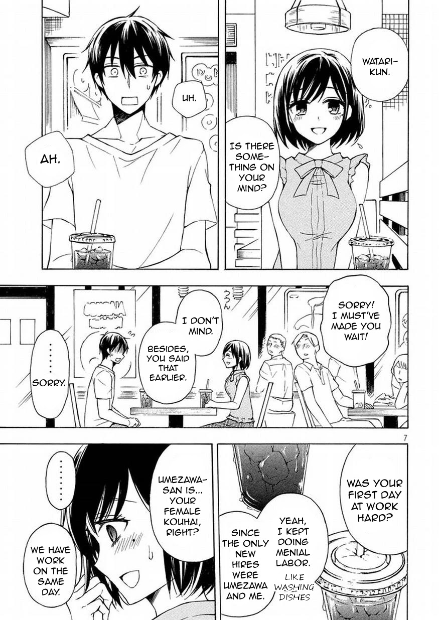 Watari-kun no xx ga Houkai Sunzen Chapter 26 page 7 - Chapter 26: Border