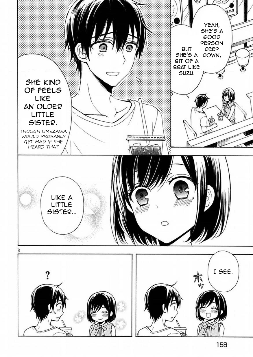 Watari-kun no xx ga Houkai Sunzen Chapter 26 page 8 - Chapter 26: Border