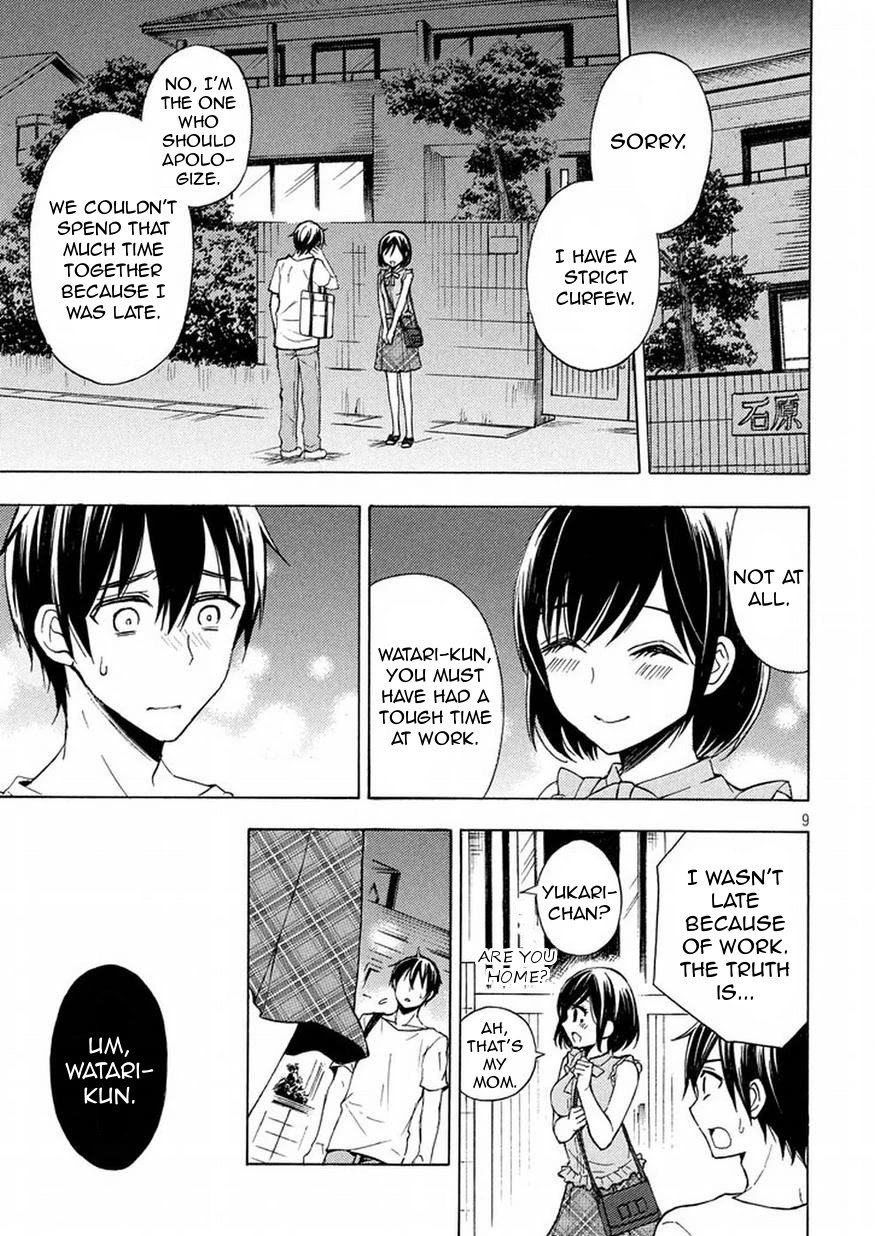 Watari-kun no xx ga Houkai Sunzen Chapter 26 page 9 - Chapter 26: Border