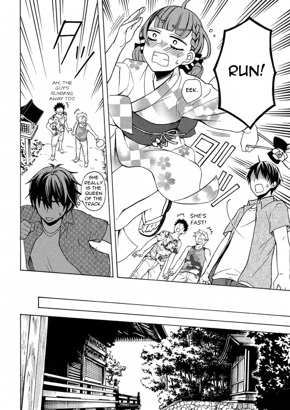 Watari-kun no xx ga Houkai Sunzen Chapter 27 page 20 - Chapter 27: Fireworks Display