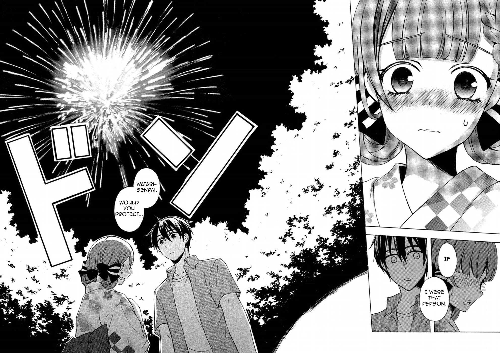 Watari-kun no xx ga Houkai Sunzen Chapter 27 page 24 - Chapter 27: Fireworks Display