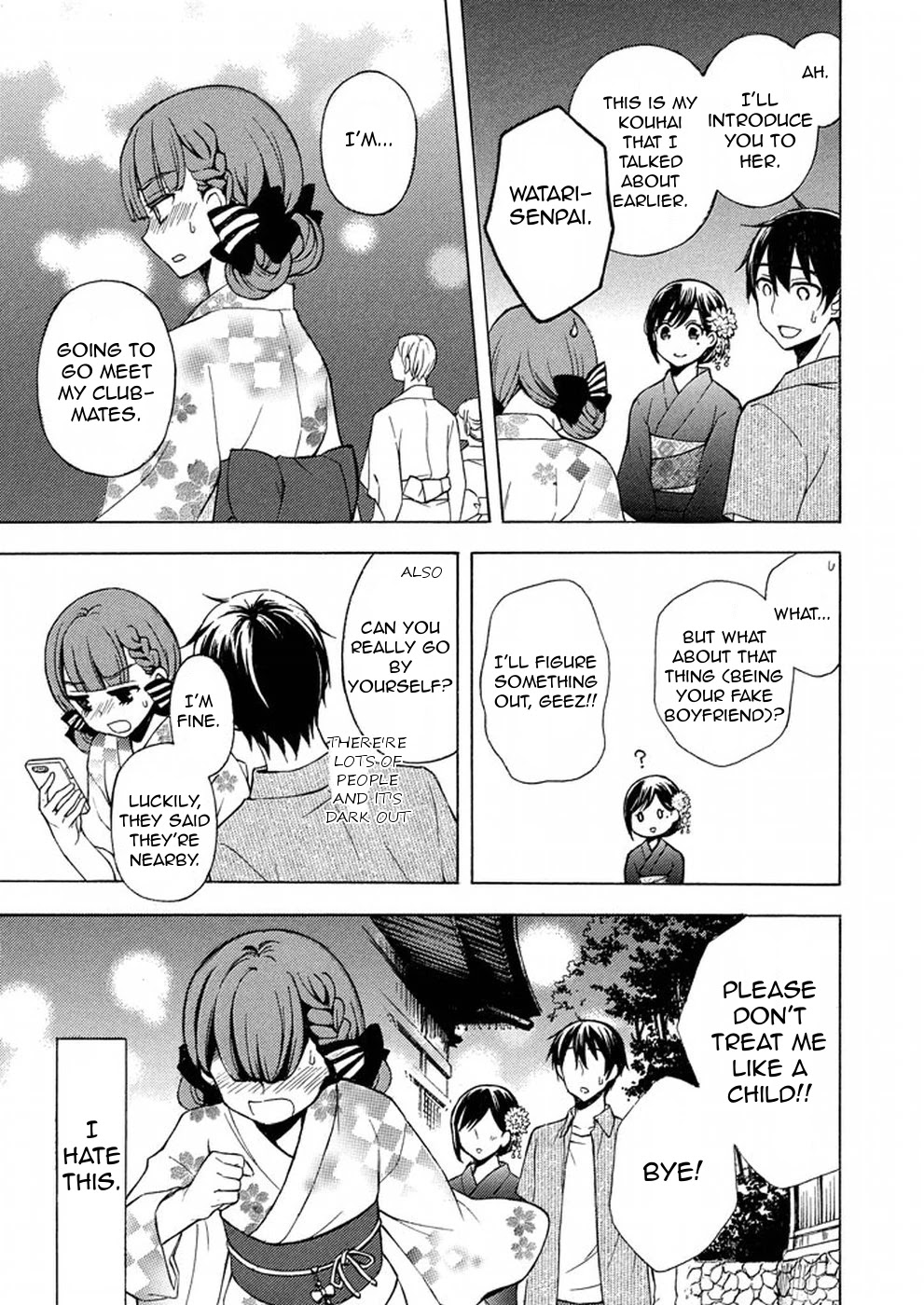 Watari-kun no xx ga Houkai Sunzen Chapter 27 page 28 - Chapter 27: Fireworks Display
