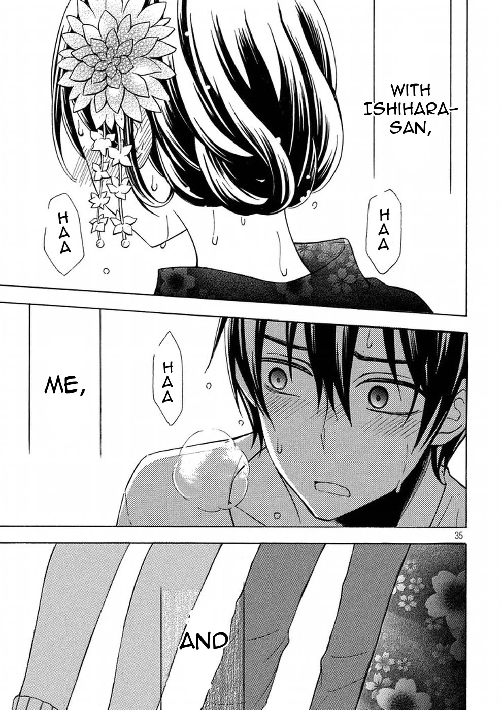 Watari-kun no xx ga Houkai Sunzen Chapter 27 page 34 - Chapter 27: Fireworks Display