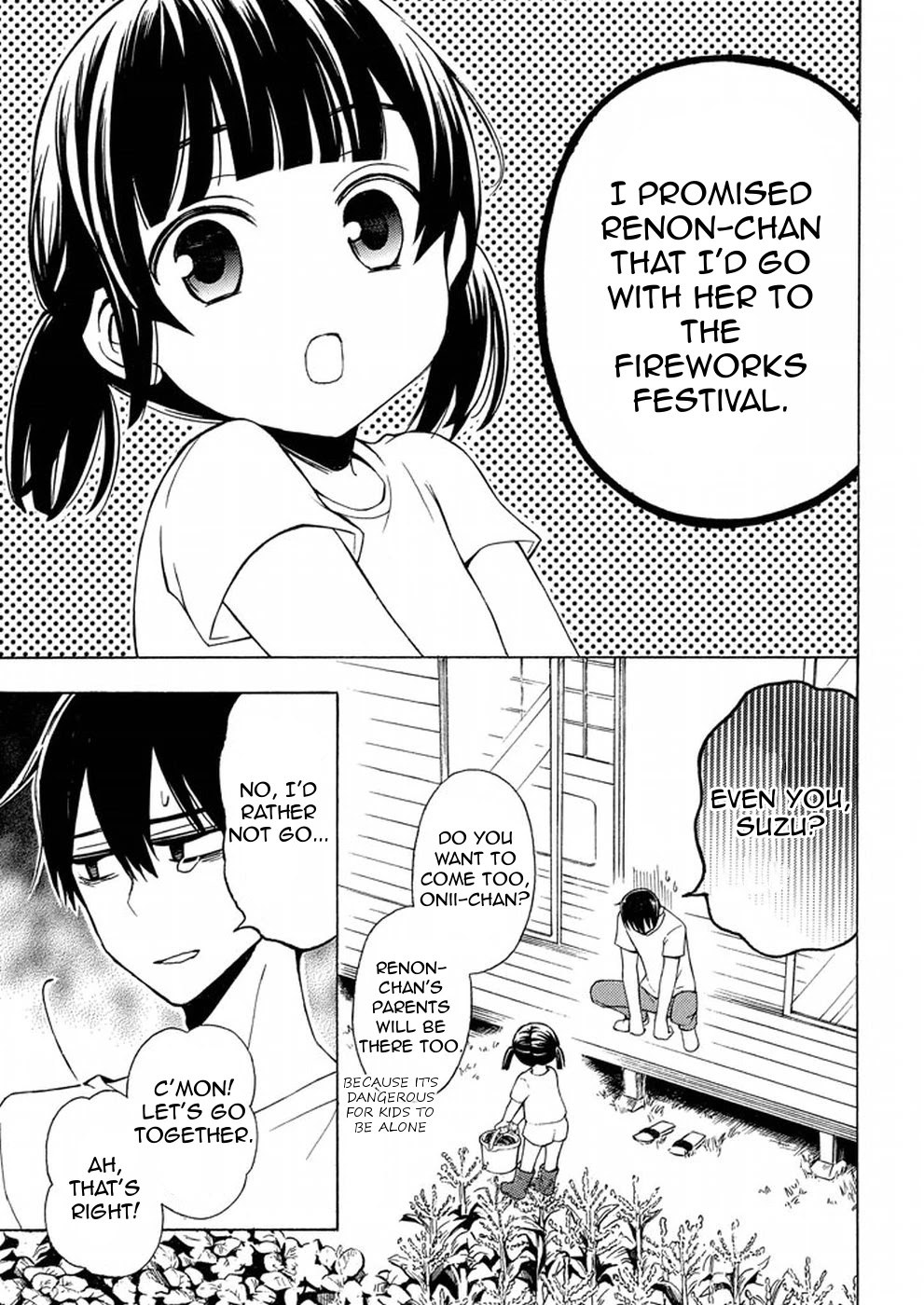 Watari-kun no xx ga Houkai Sunzen Chapter 27 page 9 - Chapter 27: Fireworks Display
