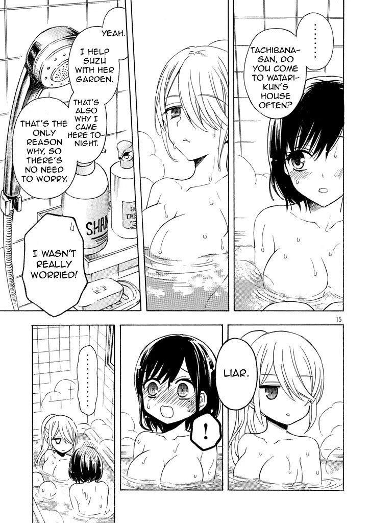 Watari-kun no xx ga Houkai Sunzen Chapter 28 page 15 - Chapter 28: After A Rainy Season