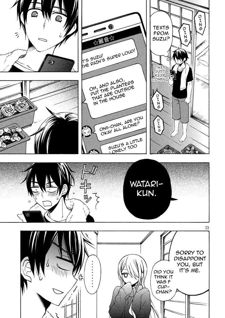 Watari-kun no xx ga Houkai Sunzen Chapter 28 page 23 - Chapter 28: After A Rainy Season