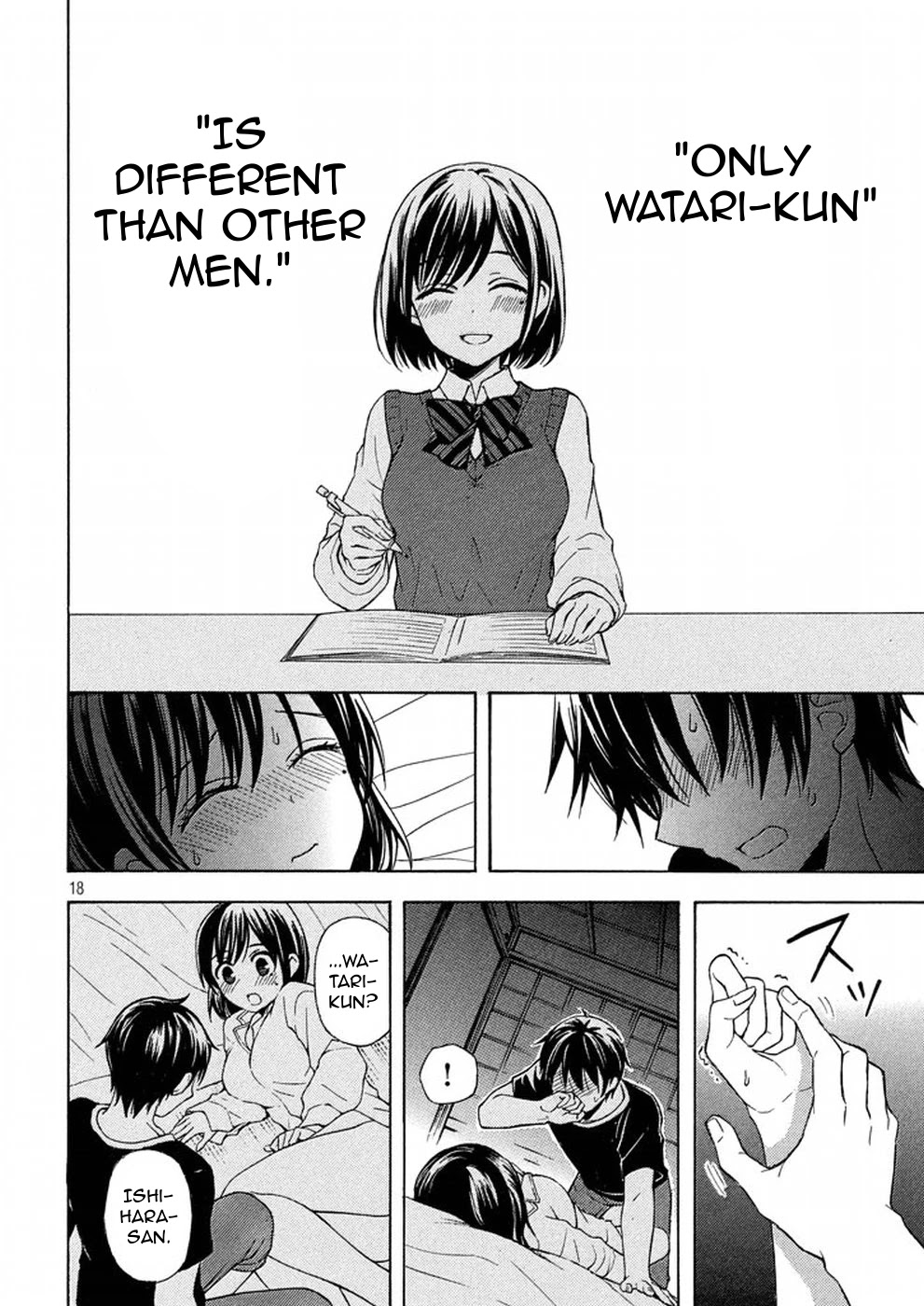 Watari-kun no xx ga Houkai Sunzen Chapter 29 page 17 - Chapter 29: I Can Not Stop Feeling