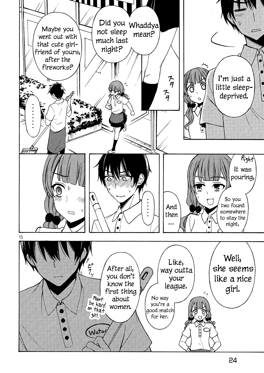 Watari-kun no xx ga Houkai Sunzen Chapter 30 page 15 - Chapter 30: A Lingering Feeling