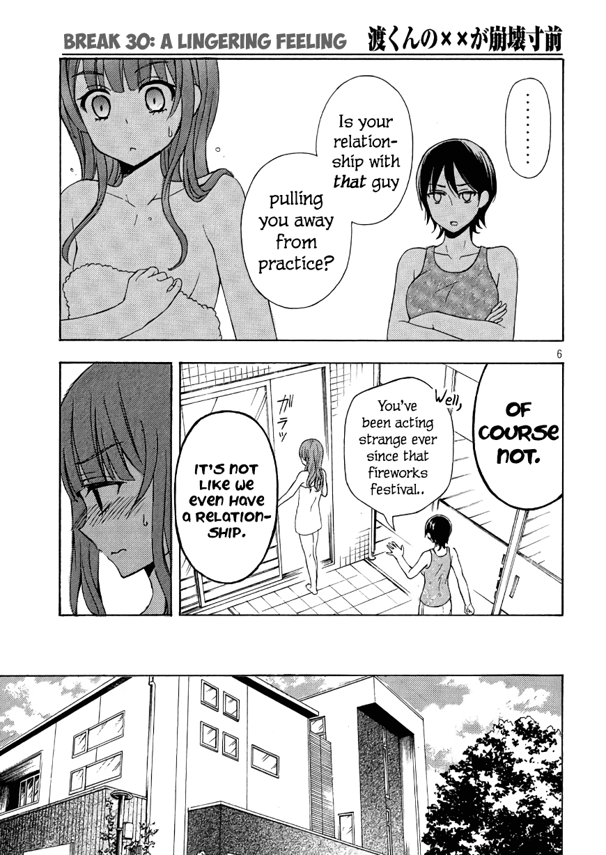Watari-kun no xx ga Houkai Sunzen Chapter 30 page 6 - Chapter 30: A Lingering Feeling