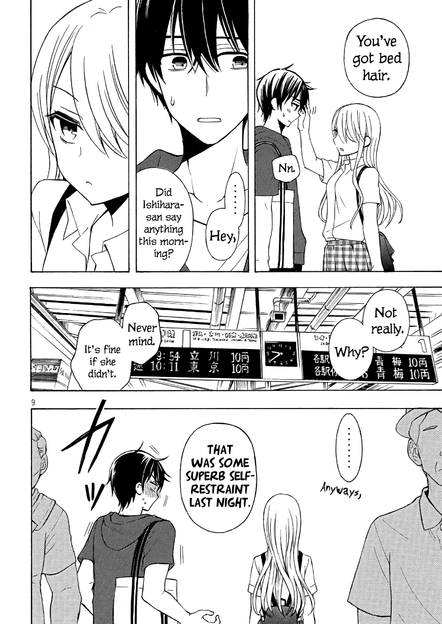 Watari-kun no xx ga Houkai Sunzen Chapter 30 page 9 - Chapter 30: A Lingering Feeling