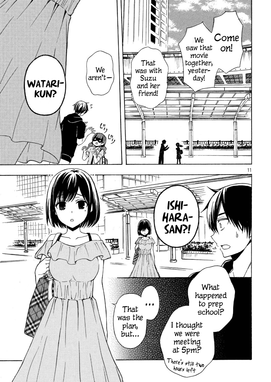 Watari-kun no xx ga Houkai Sunzen Chapter 31 page 12 - Chapter 31: An Apprehensive Love