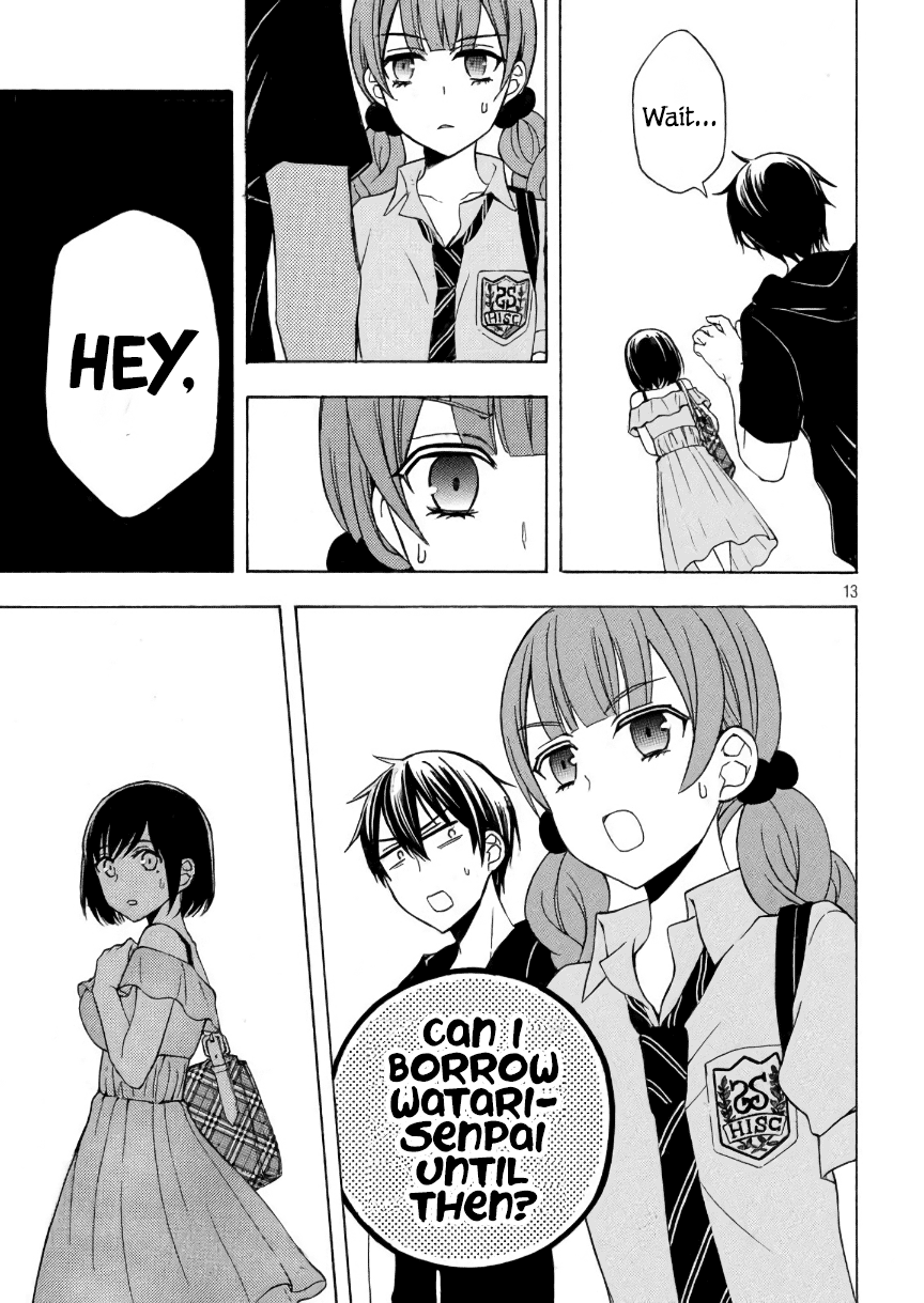 Watari-kun no xx ga Houkai Sunzen Chapter 31 page 14 - Chapter 31: An Apprehensive Love