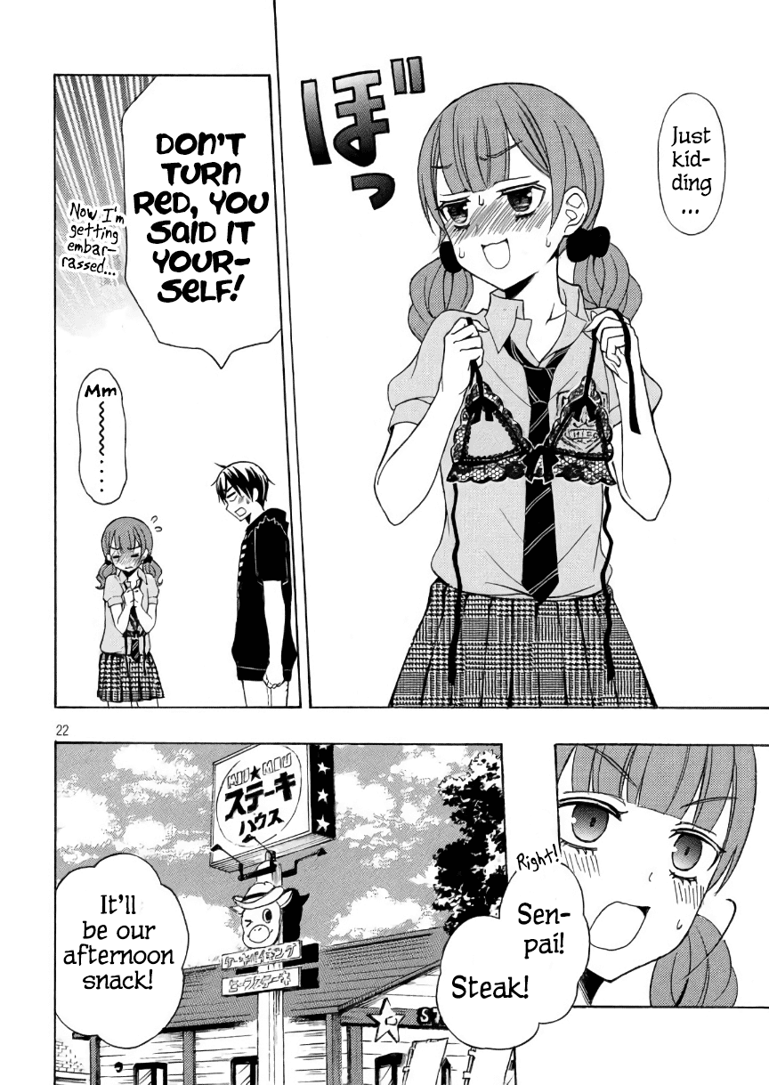 Watari-kun no xx ga Houkai Sunzen Chapter 31 page 22 - Chapter 31: An Apprehensive Love