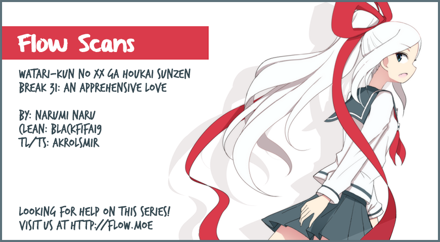 Watari-kun no xx ga Houkai Sunzen Chapter 31 page 34 - Chapter 31: An Apprehensive Love