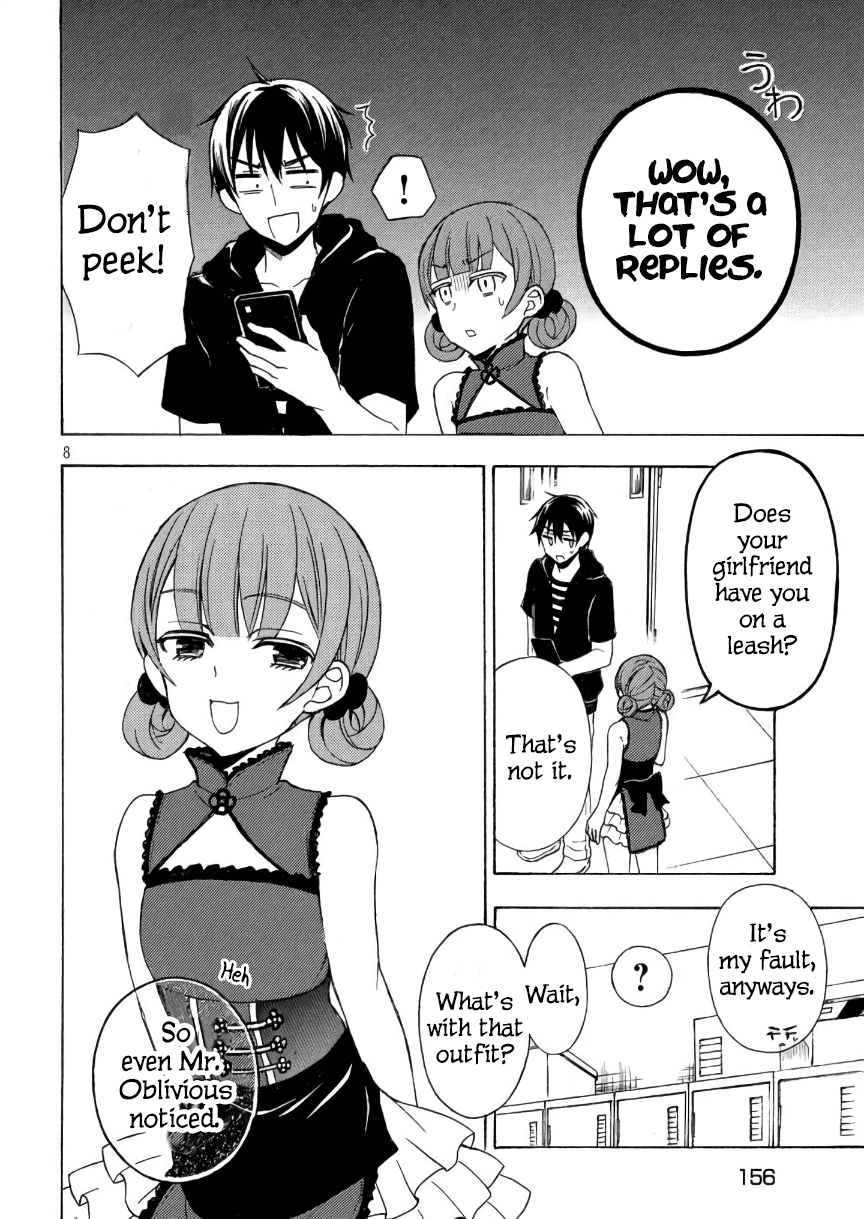 Watari-kun no xx ga Houkai Sunzen Chapter 31 page 9 - Chapter 31: An Apprehensive Love