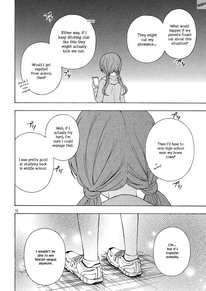 Watari-kun no xx ga Houkai Sunzen Chapter 32 page 18 - Chapter 32: A Can-Do Girl