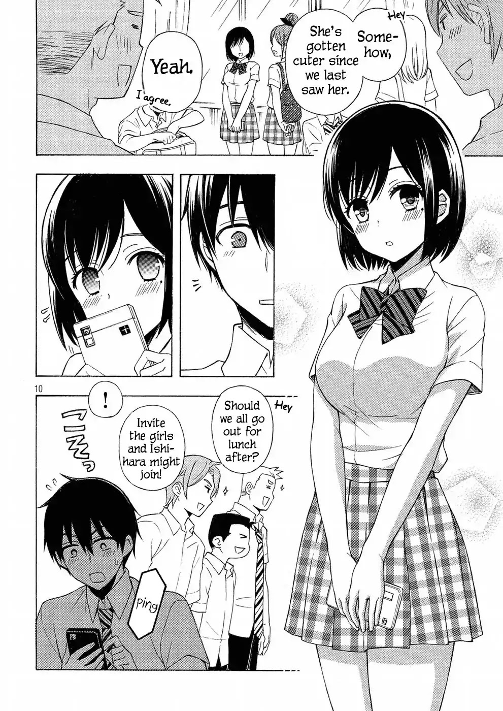 Watari-kun no xx ga Houkai Sunzen Chapter 33 page 10 - Chapter 33: More and More