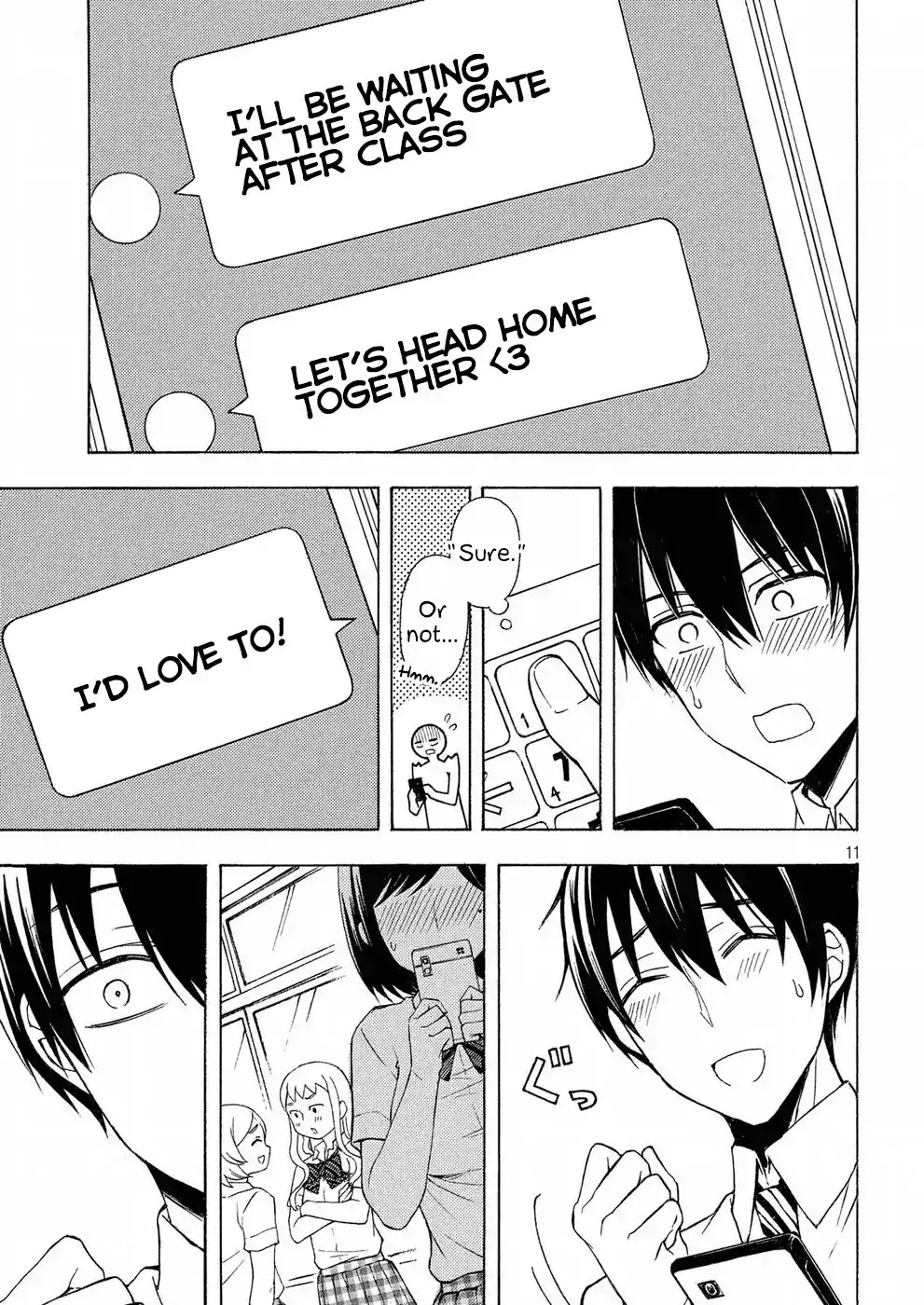 Watari-kun no xx ga Houkai Sunzen Chapter 33 page 11 - Chapter 33: More and More