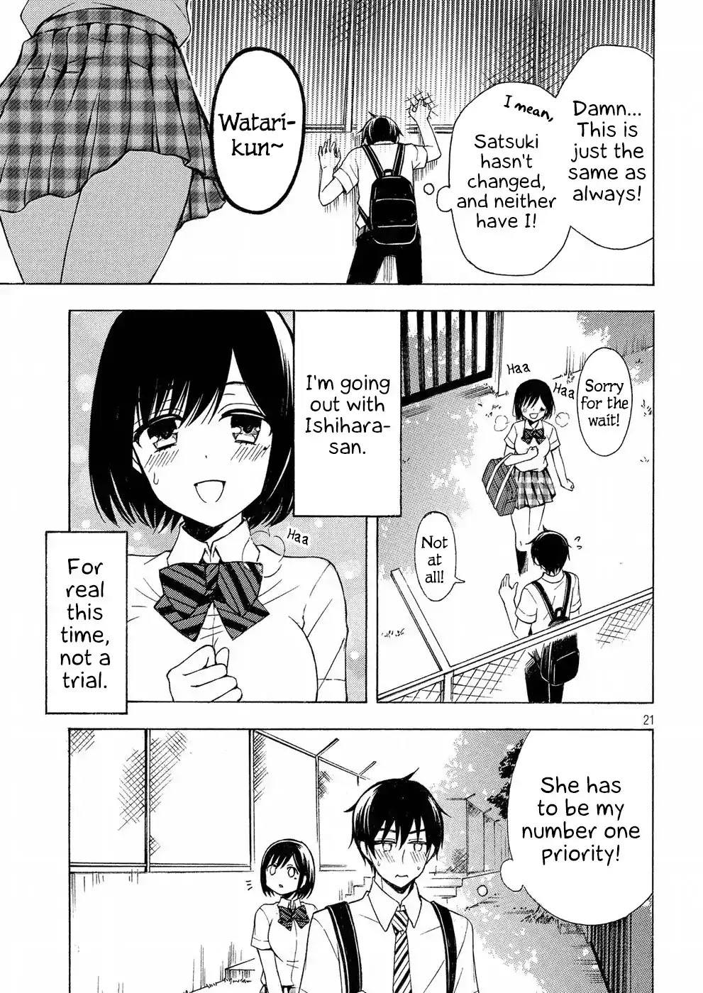 Watari-kun no xx ga Houkai Sunzen Chapter 33 page 21 - Chapter 33: More and More