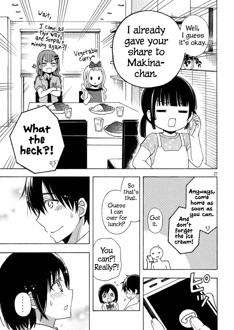 Watari-kun no xx ga Houkai Sunzen Chapter 33 page 27 - Chapter 33: More and More