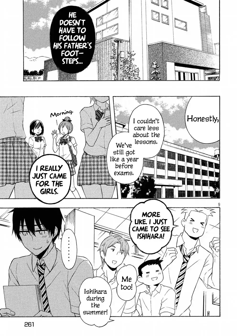 Watari-kun no xx ga Houkai Sunzen Chapter 33 page 9 - Chapter 33: More and More