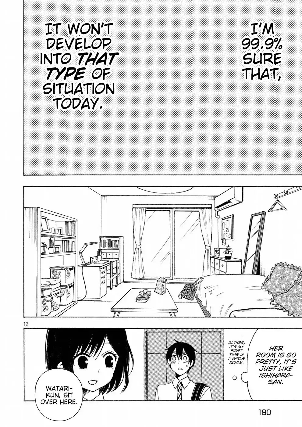 Watari-kun no xx ga Houkai Sunzen Chapter 34 page 12 - Chapter 34: Mother's Recognition
