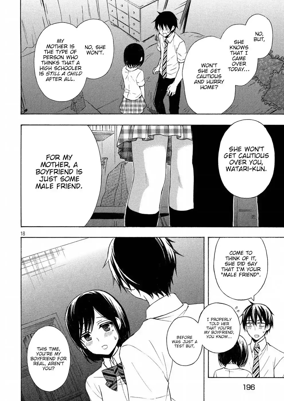 Watari-kun no xx ga Houkai Sunzen Chapter 34 page 18 - Chapter 34: Mother's Recognition