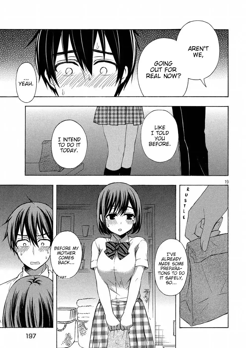 Watari-kun no xx ga Houkai Sunzen Chapter 34 page 19 - Chapter 34: Mother's Recognition