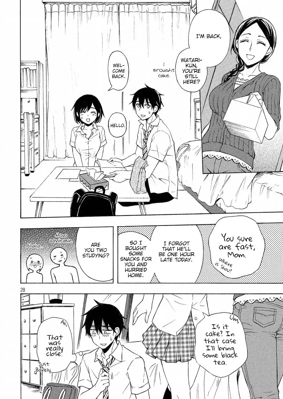 Watari-kun no xx ga Houkai Sunzen Chapter 34 page 28 - Chapter 34: Mother's Recognition