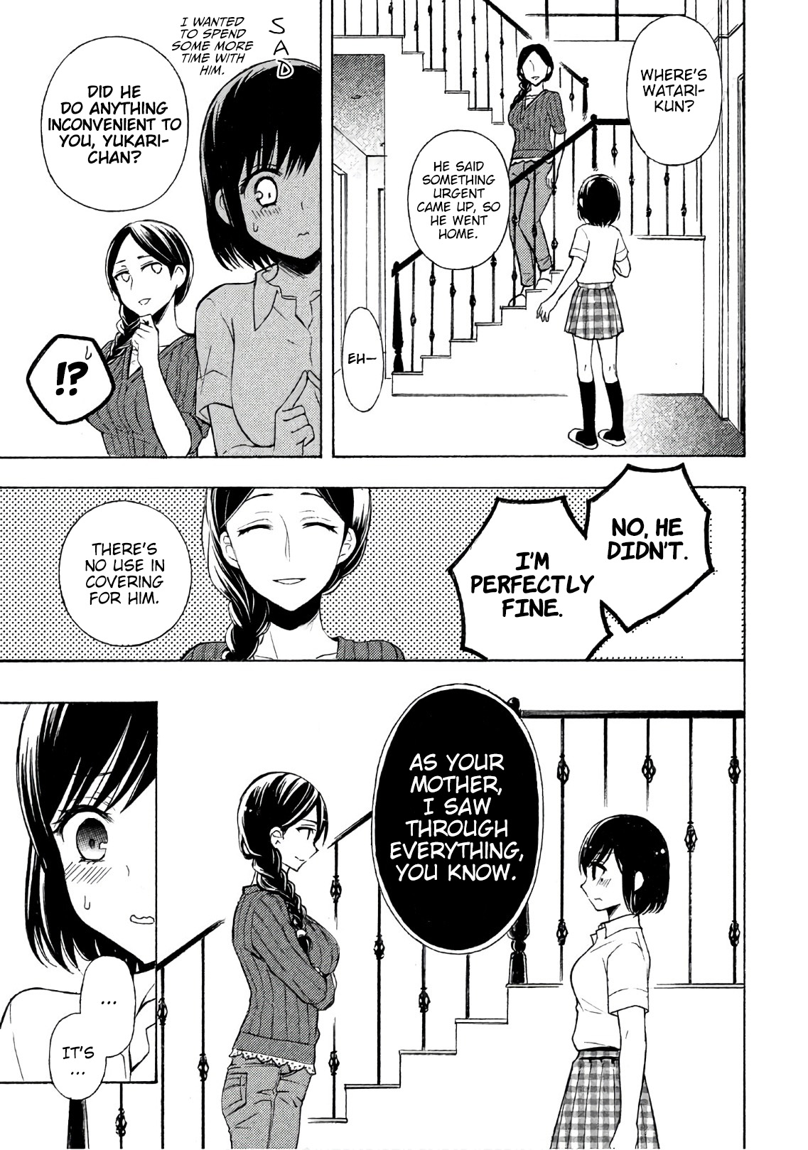 Watari-kun no xx ga Houkai Sunzen Chapter 35 page 5 - Chapter 35: Still A Child