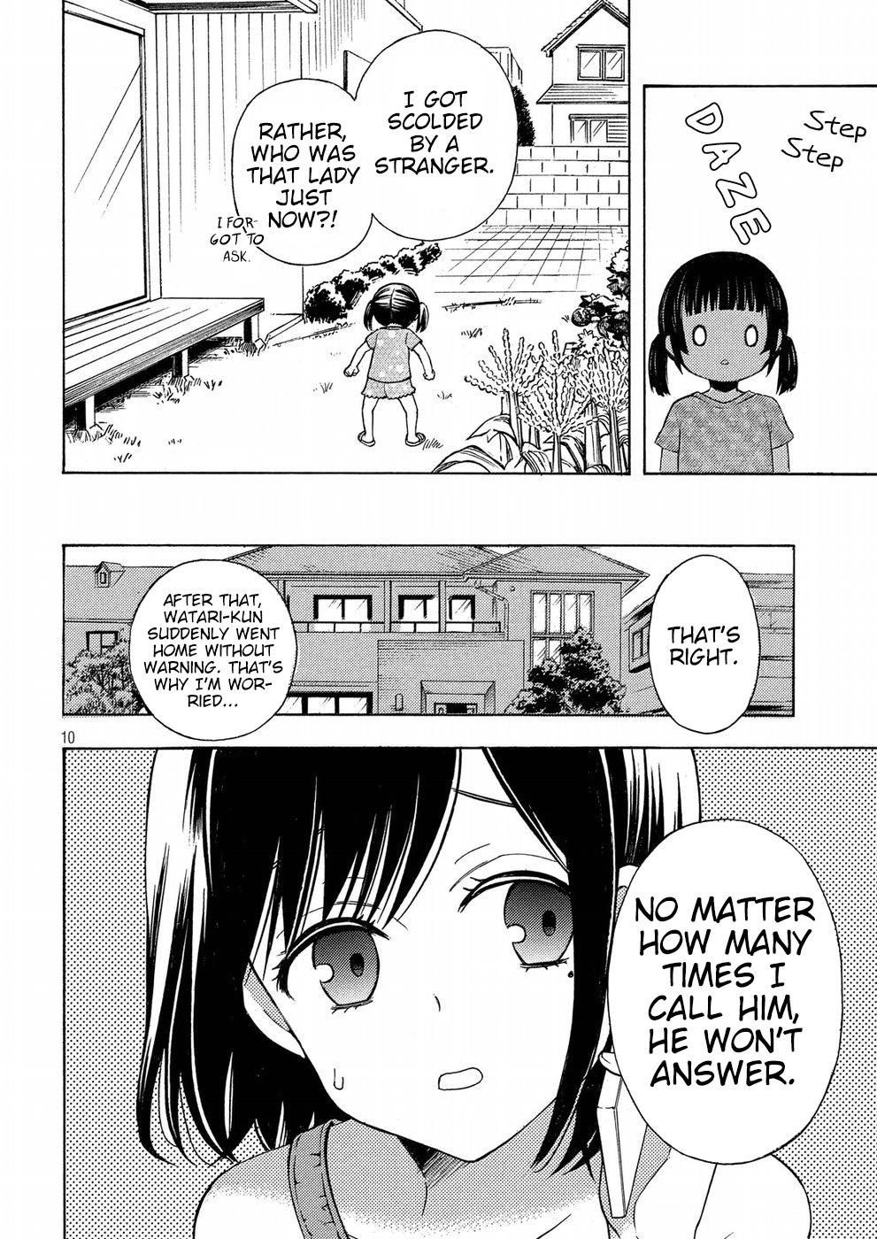 Watari-kun no xx ga Houkai Sunzen Chapter 36 page 10 - Chapter 36: Naoto's Decision