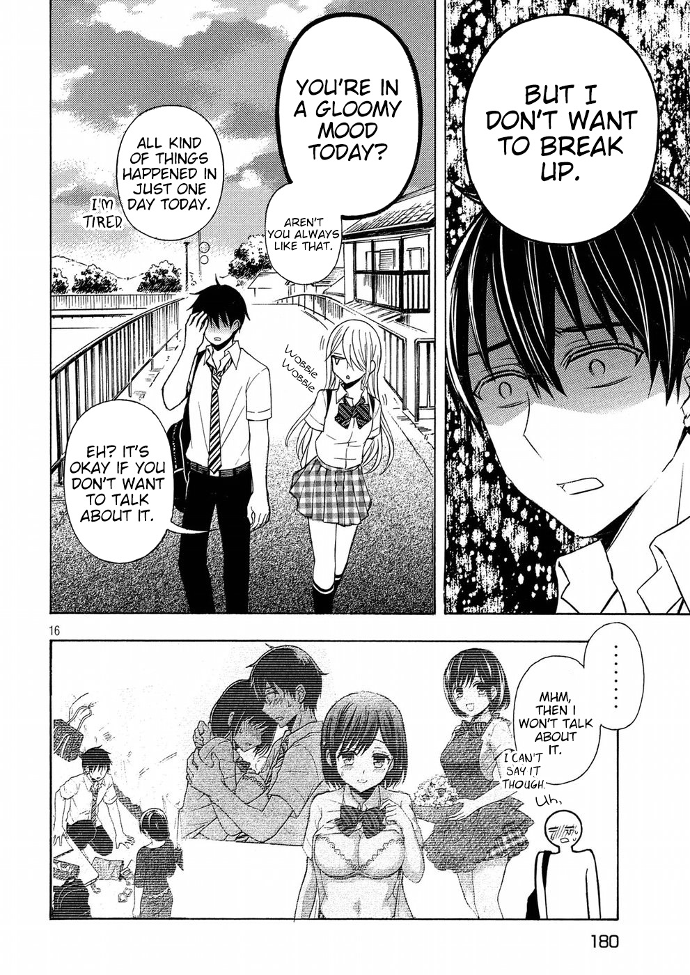 Watari-kun no xx ga Houkai Sunzen Chapter 36 page 16 - Chapter 36: Naoto's Decision