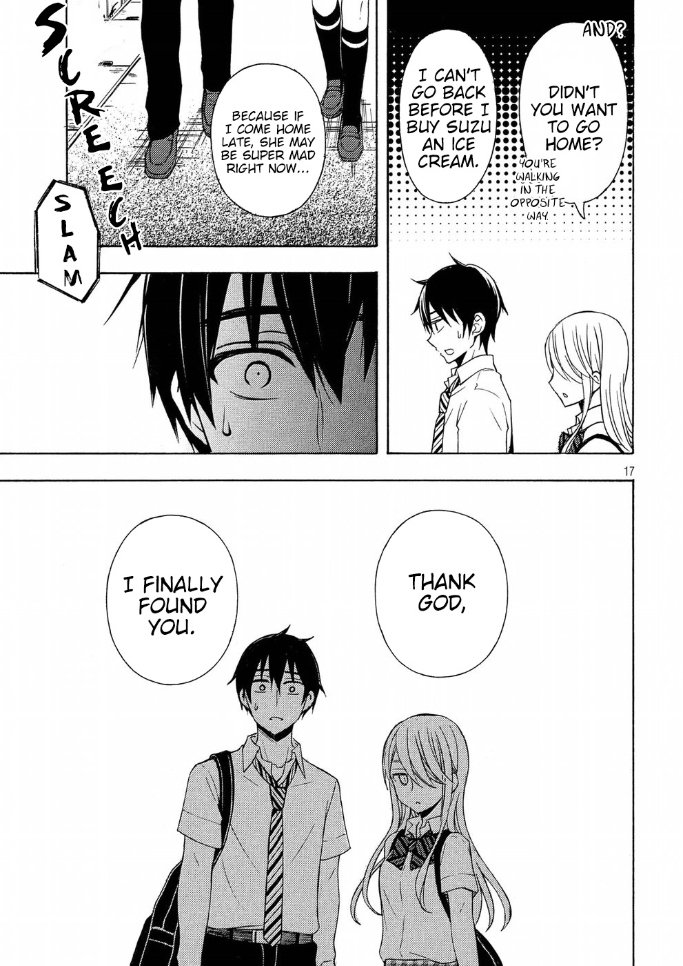 Watari-kun no xx ga Houkai Sunzen Chapter 36 page 17 - Chapter 36: Naoto's Decision