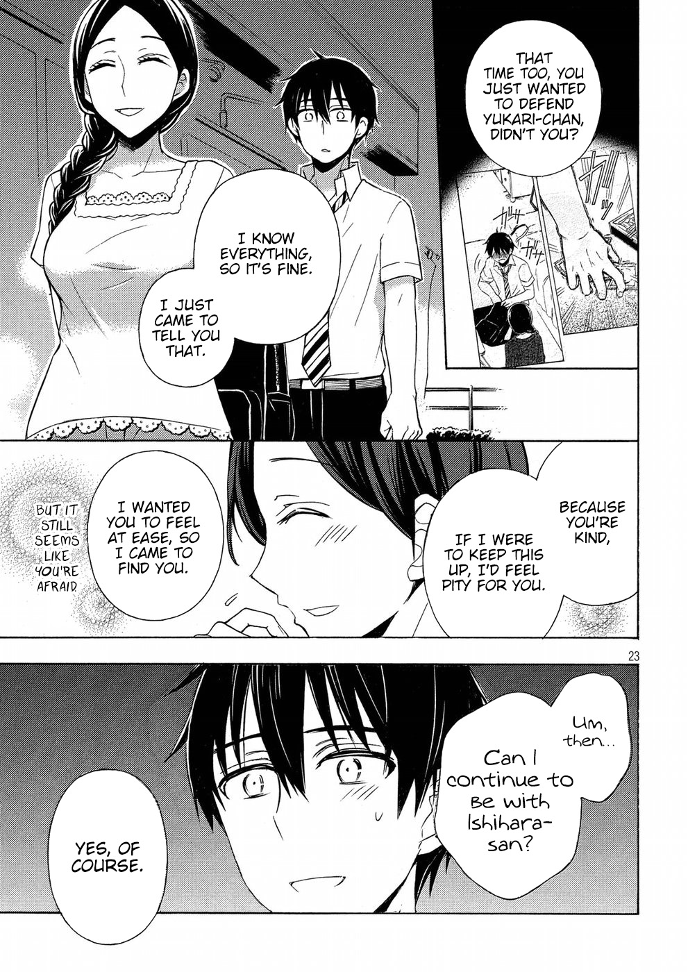 Watari-kun no xx ga Houkai Sunzen Chapter 36 page 23 - Chapter 36: Naoto's Decision