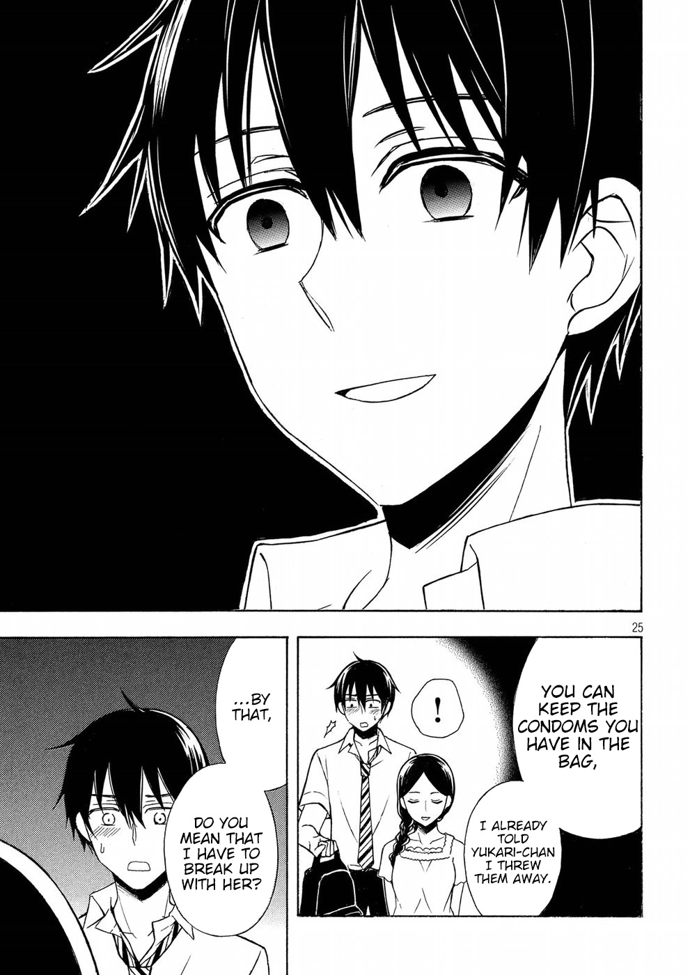 Watari-kun no xx ga Houkai Sunzen Chapter 36 page 25 - Chapter 36: Naoto's Decision