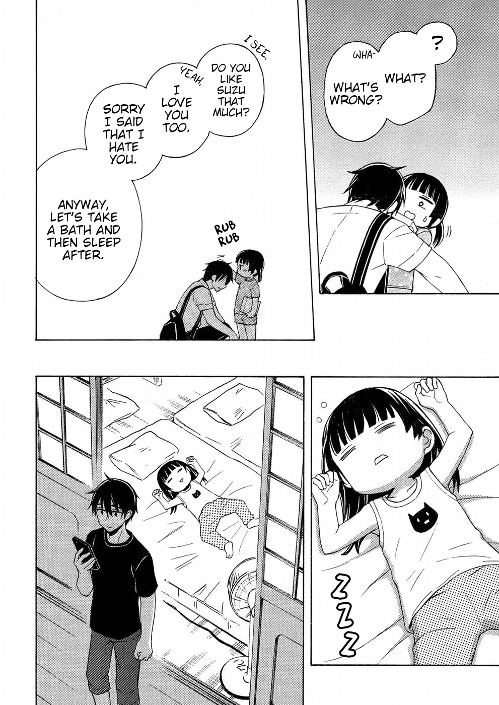 Watari-kun no xx ga Houkai Sunzen Chapter 36 page 34 - Chapter 36: Naoto's Decision