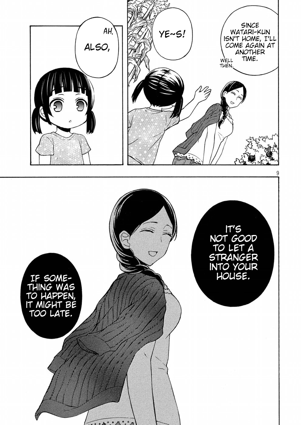 Watari-kun no xx ga Houkai Sunzen Chapter 36 page 9 - Chapter 36: Naoto's Decision
