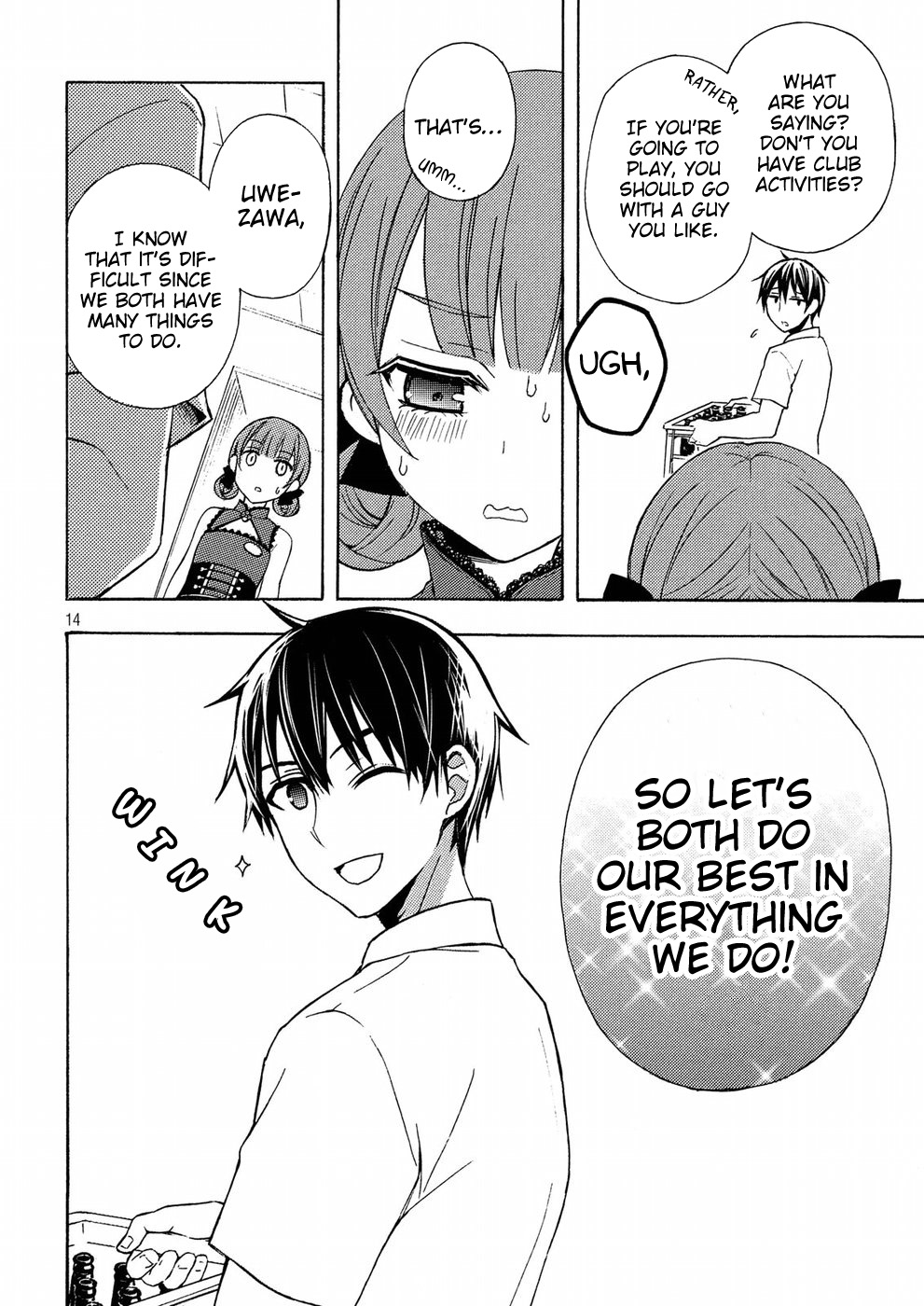 Watari-kun no xx ga Houkai Sunzen Chapter 37 page 14 - Chapter 37: Be Independent